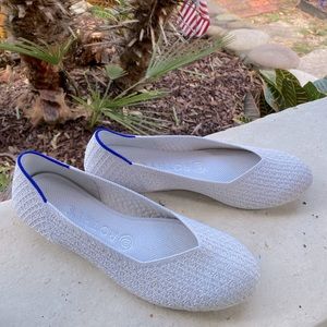 ROTHY’S W7.5 SALT HONEYCOMB FLATS